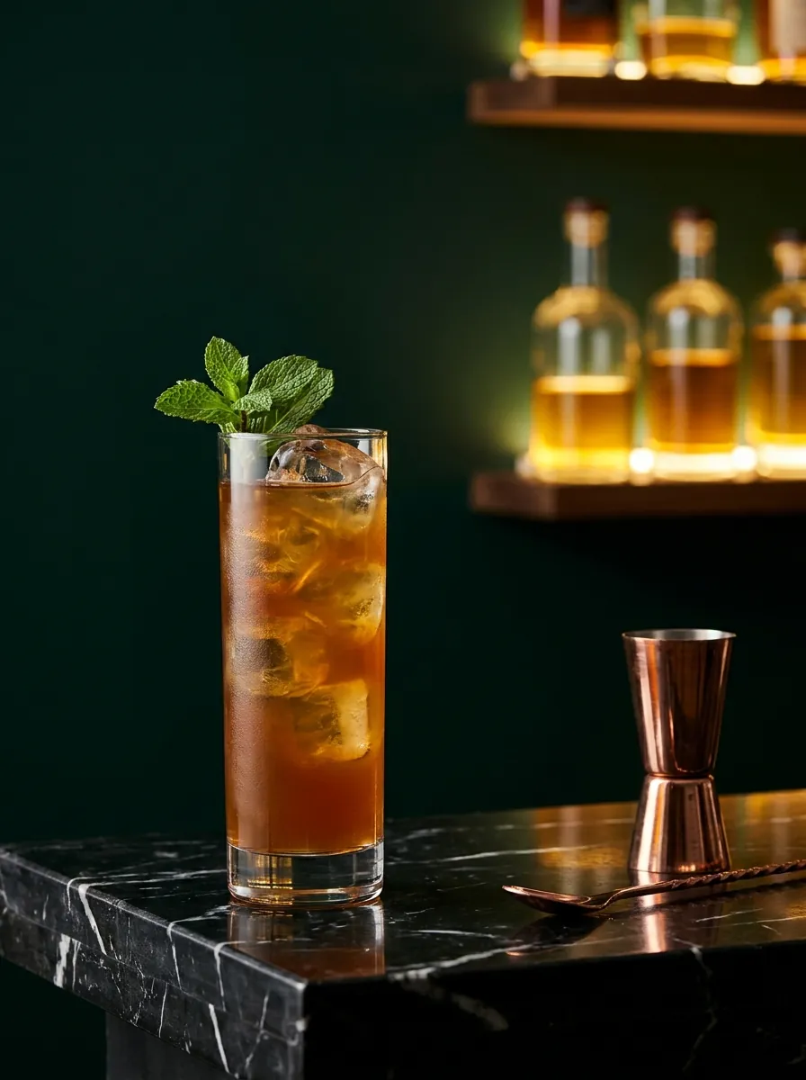 Tito's Texas Tea cocktail at Moderna Bar & Pizzeria, Austin