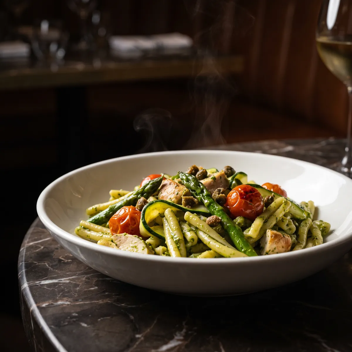 Casarecce Genovese con Pollo