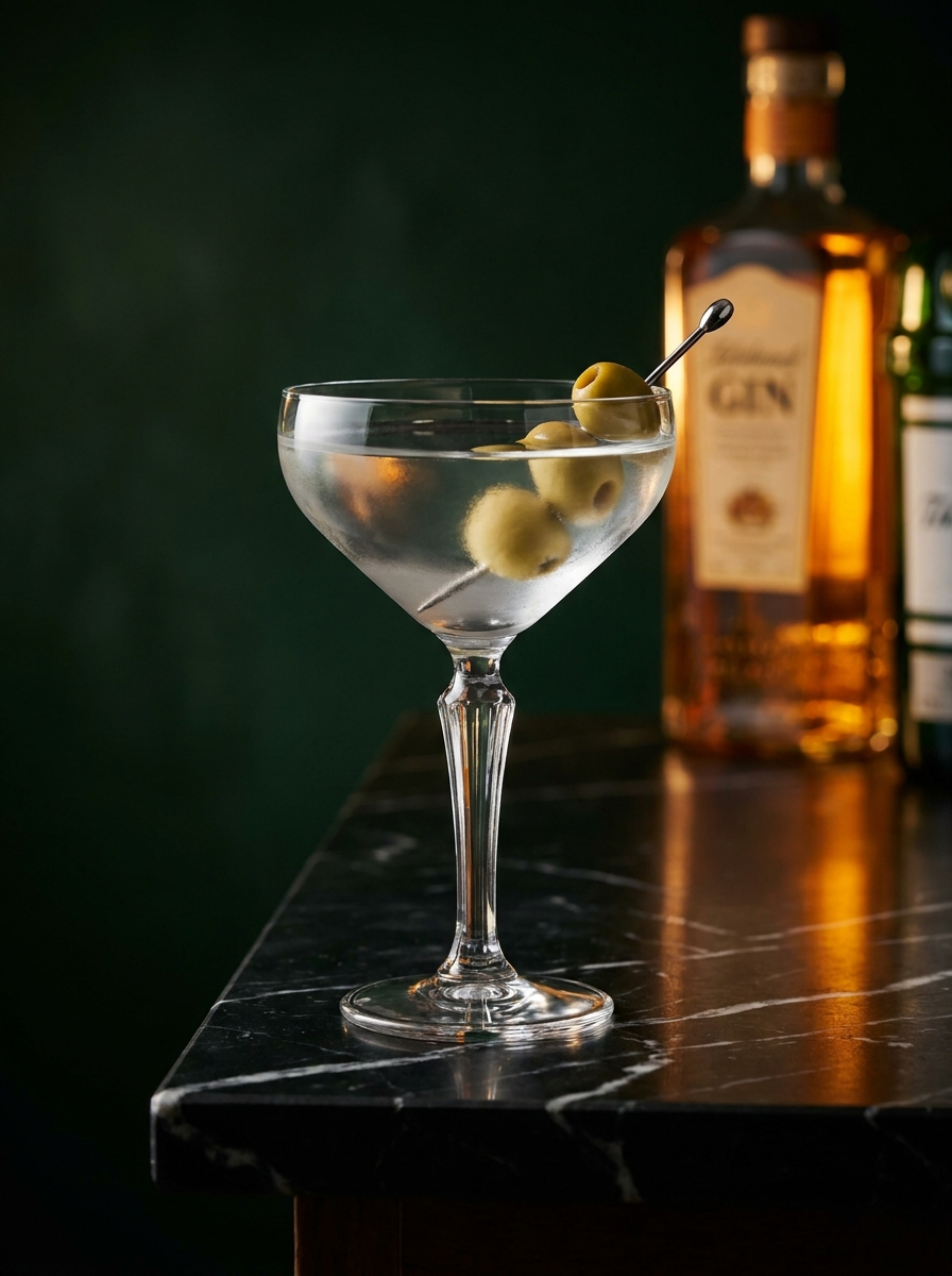 Gin Queen 'Tini cocktail at Moderna Bar & Pizzeria, Austin