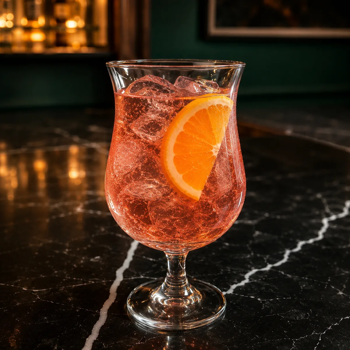 Ramazzotti Rosa Spritz cocktail at Moderna Bar & Pizzeria, Austin