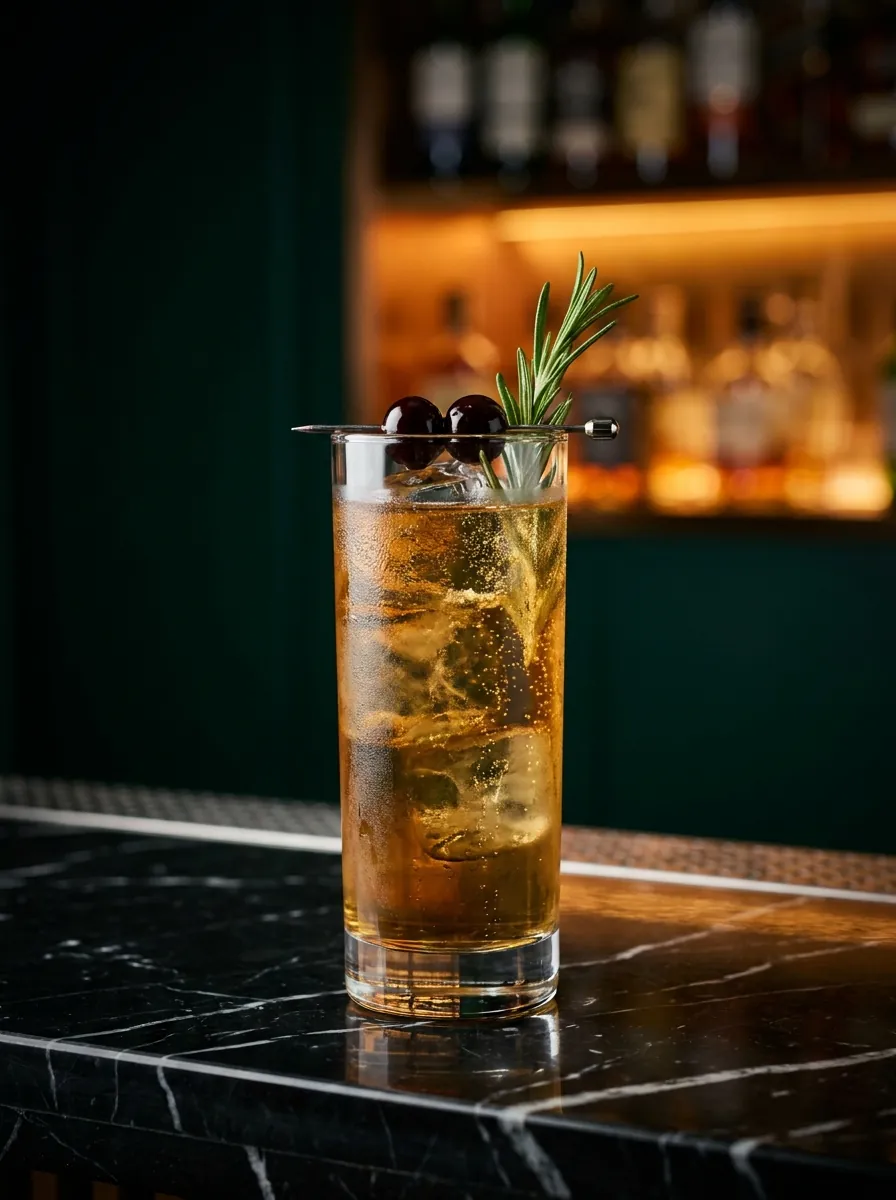 Hill Country Highball cocktail at Moderna Bar & Pizzeria, Austin