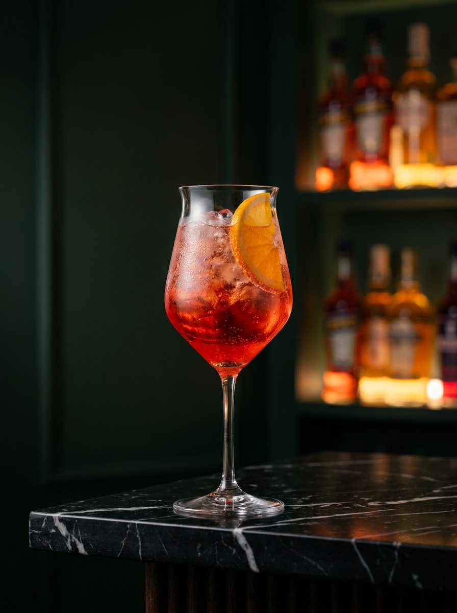 Select Spritz cocktail at Moderna Bar & Pizzeria, Austin