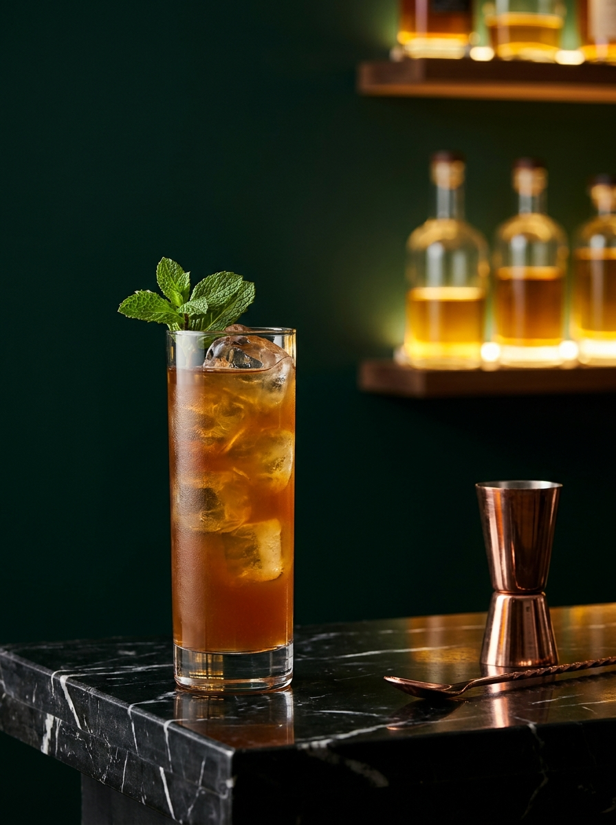 Tito's Texas Tea cocktail at Moderna Bar & Pizzeria, Austin