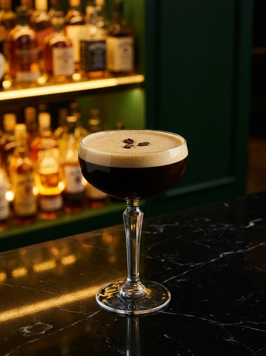 Espresso Tini cocktail at Moderna Bar