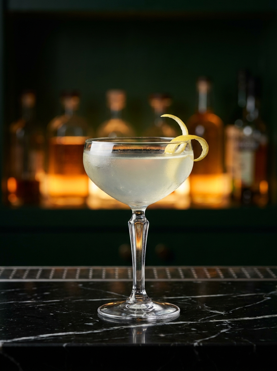 Limon 'Tini cocktail at Moderna Bar & Pizzeria, Austin