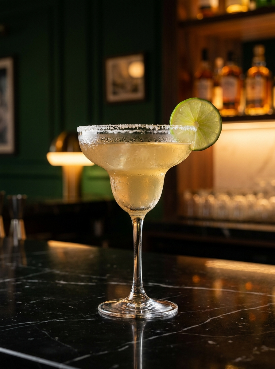 Queen Margarita cocktail at Moderna Bar & Pizzeria, Austin