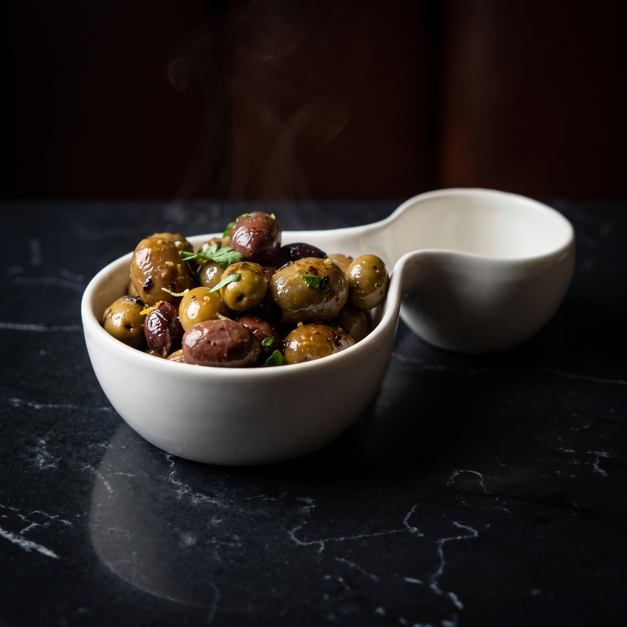 Fire Kissed Olives