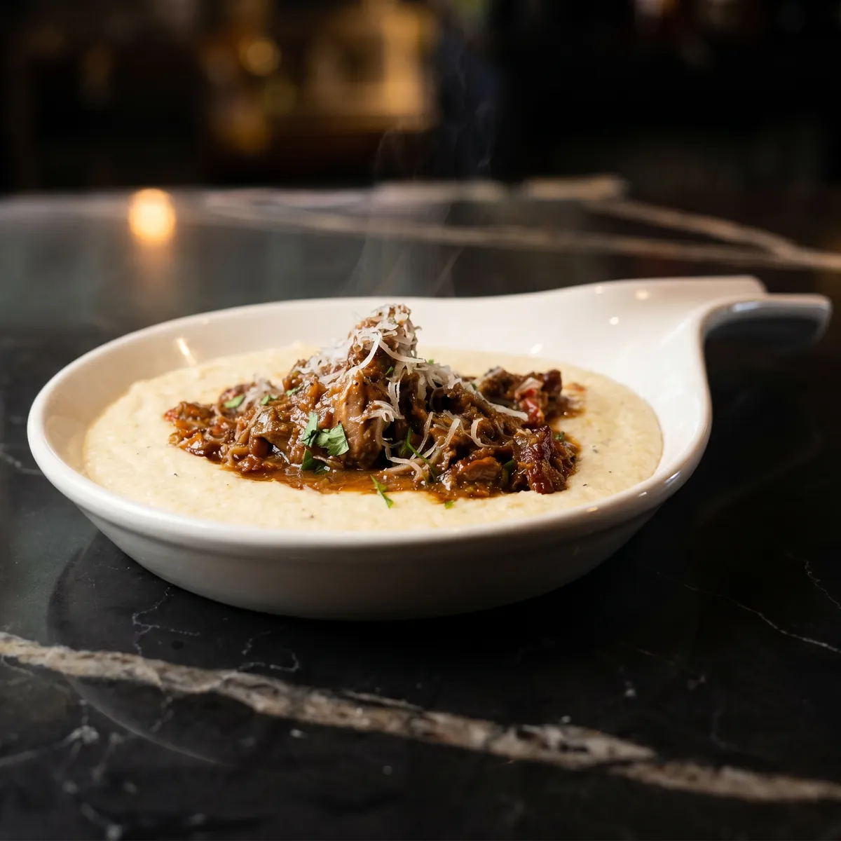 Wild Boar Ragu + Polenta