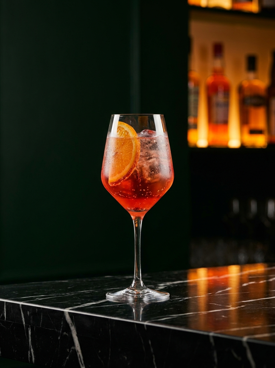 Luxardo Spritz (Luxardo Aperitivo) cocktail at Moderna Bar & Pizzeria, Austin
